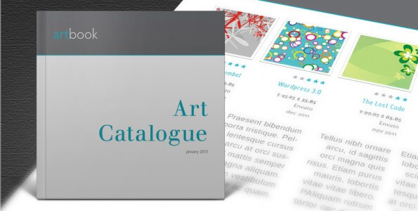 Art Catalogue template