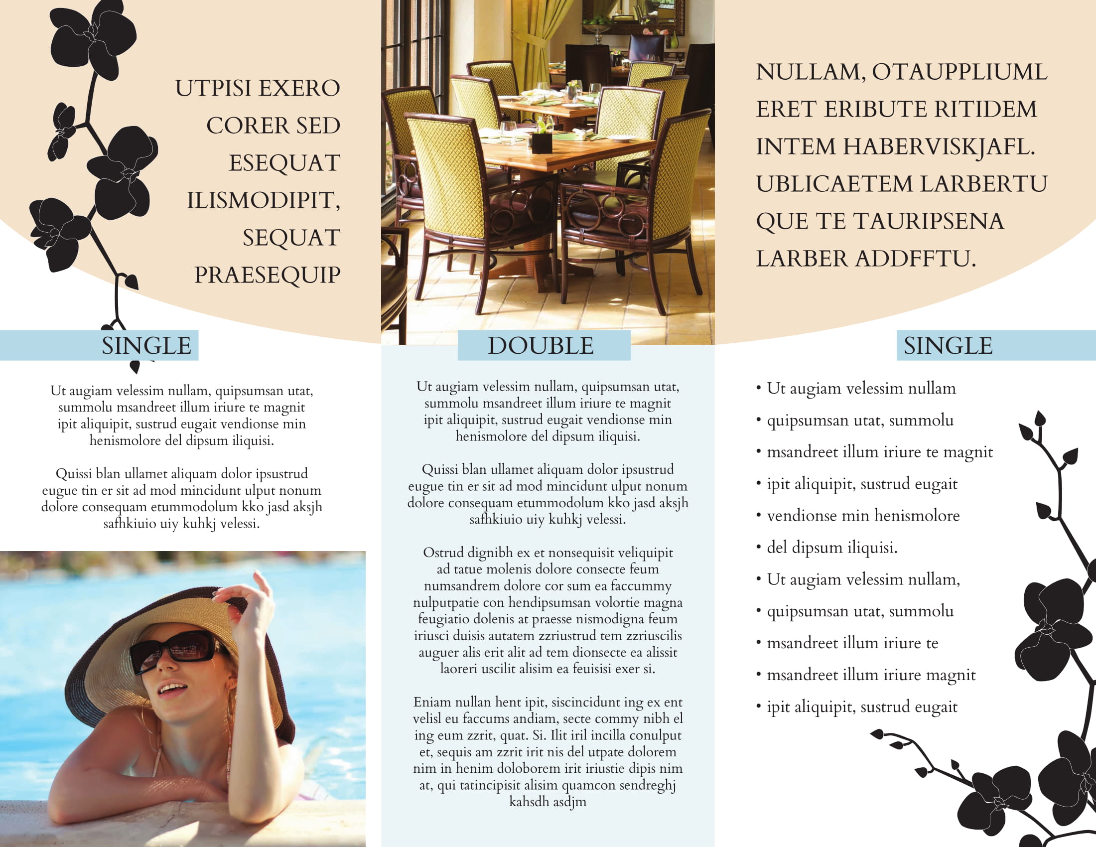 hotel brochures sample under fontanacountryinn com hotel brochure example