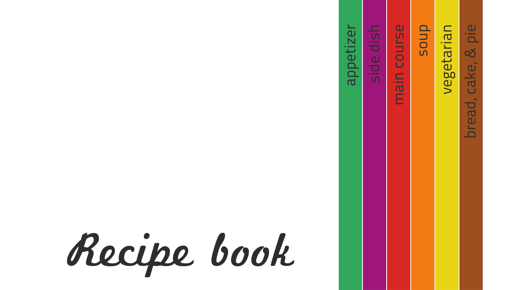 recipe booklet template