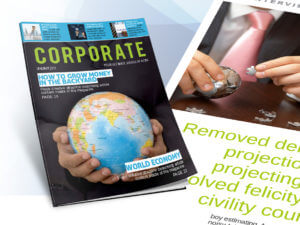 Corporate Magazine template