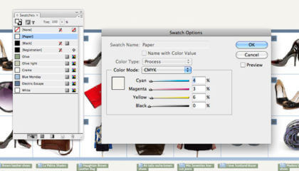 Paper Swatch in InDesign